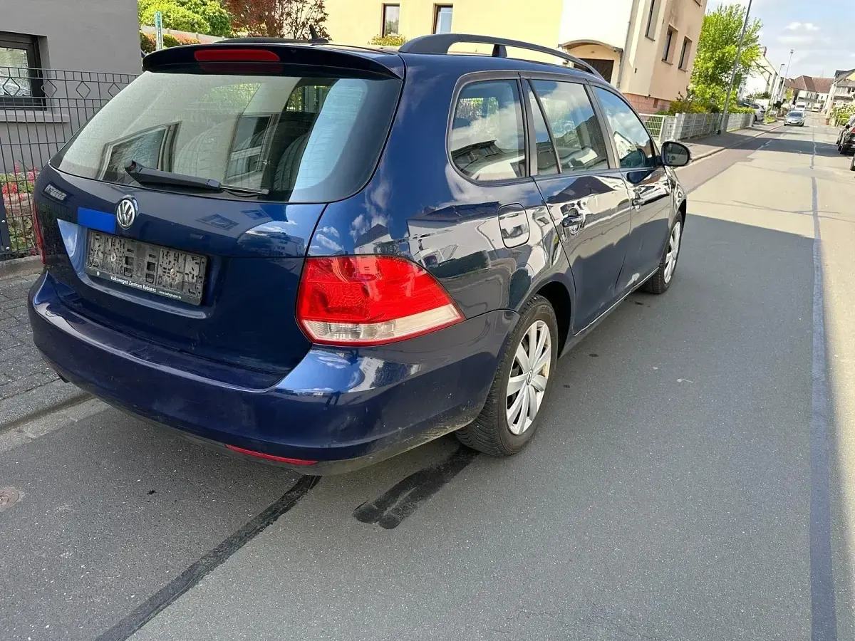 Gebraucht VW Golf VI 2010 Blau Kleinwagen