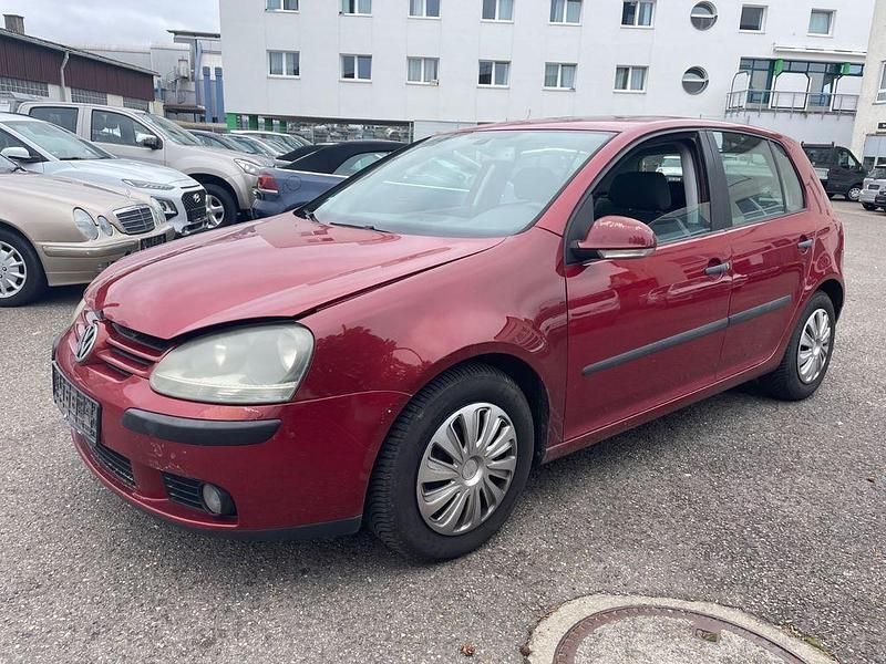 Rot Gebraucht 2004 VW Golf V Comfortline Limousine | 1.290 € (Superpreis) - Bild 1/4