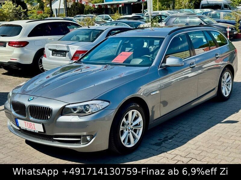 Spacegrau metallic Gebraucht 2013 BMW 520 Kombi | 9.999 € (Guter Preis) - Bild 1/4