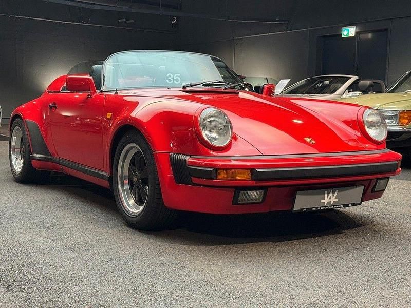 Rot Gebraucht 1989 Porsche 911 Cabrio | 149.900 € - Bild 1/4