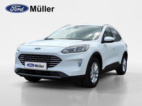 Frostweiß Gebraucht 2021 Ford Kuga Titanium SUV | 22.490 € (Superpreis) - Bild 1/4