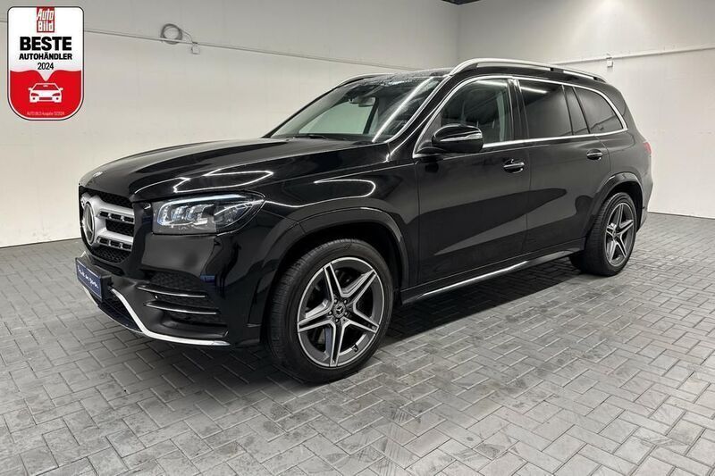 Schwarz (obsidianschwarz metalli Gebraucht 2020 Mercedes GLS350 AMG line SUV | 62.900 € (Fairer Preis) - Bild 1/4