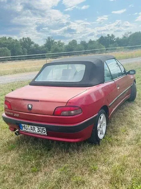 Gebraucht Peugeot 306 Cabriolet 88 PS (64 kW) 1998 Rot Cabrio