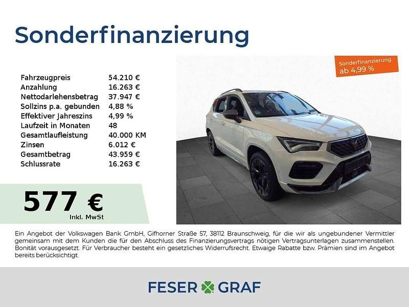 Second-hand Cupra Ateca 190 CP (139 kW) 2024 Alb SUV