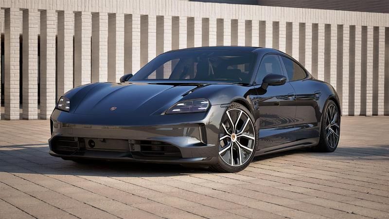 Tiefschwarzmetallic Neu 2025 Porsche Taycan Black Edition Limousine | 135.011 € (Fairer Preis) - Bild 1/4