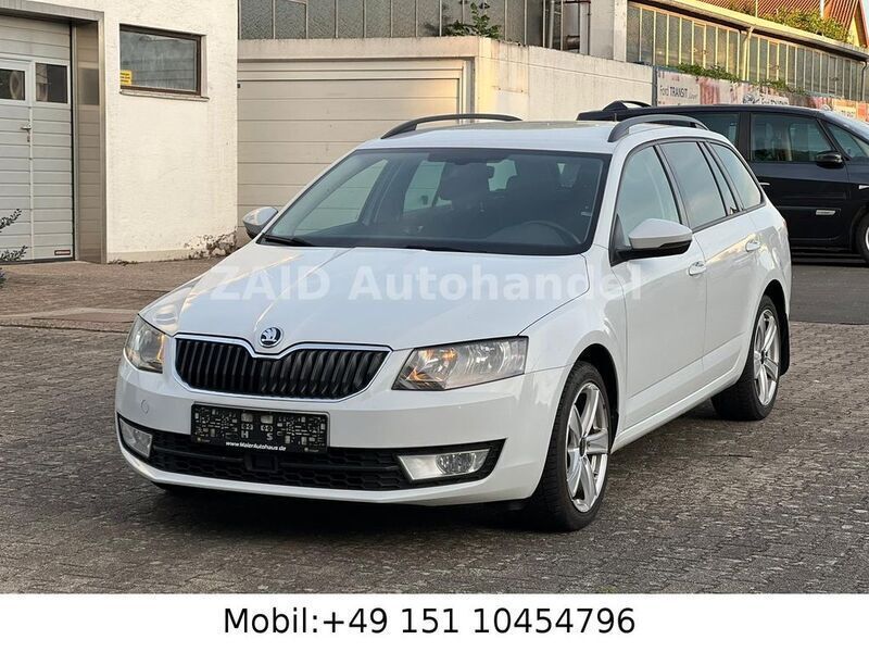Weiß metallic Gebraucht 2017 Skoda Octavia Ambition Kombi | 9.999 € (Fairer Preis) - Bild 1/4