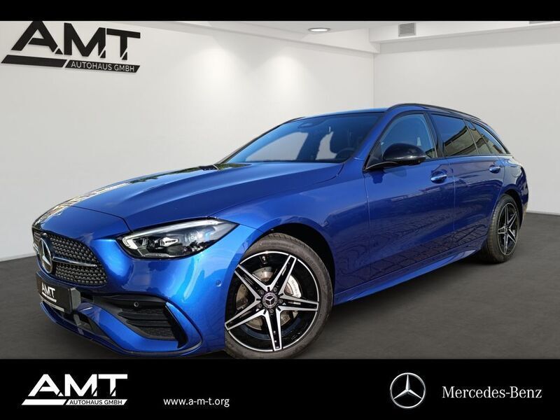 Blau Gebraucht 2023 Mercedes C300e AMG Line Premium Plus Limousine | 46.500 € (Guter Preis) - Bild 1/4
