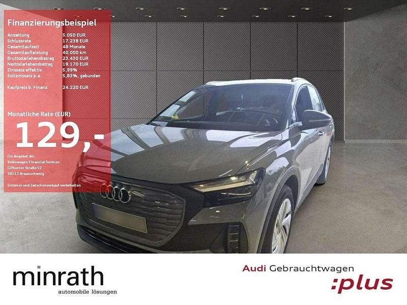 Kieselgrau Gebraucht 2023 Audi Q4 e-tron Comfort SUV | 24.220 € (Superpreis) - Bild 1/4