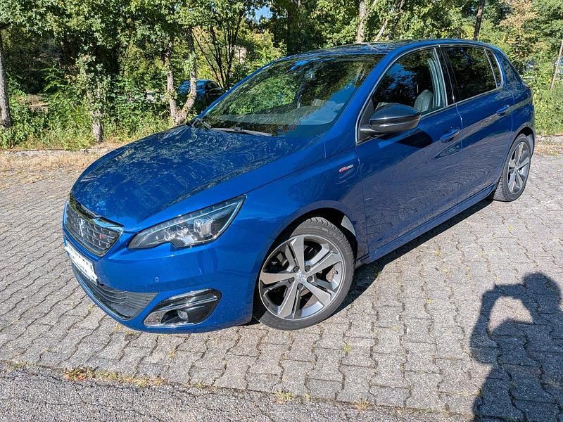 Blau Gebraucht 2017 Peugeot 308 Allure GT-Line Limousine | 11.300 € (Guter Preis) - Bild 1/4