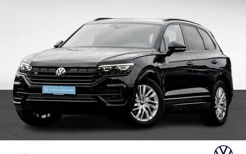 Schwarz Gebraucht 2022 VW Touareg R-line SUV | 53.411 € (Superpreis) - Bild 1/4