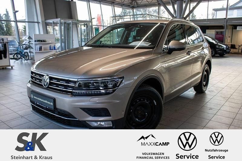 Bronze bro (metallic) Gebraucht 2017 VW Tiguan Highline SUV | 21.990 € (Guter Preis) - Bild 1/4