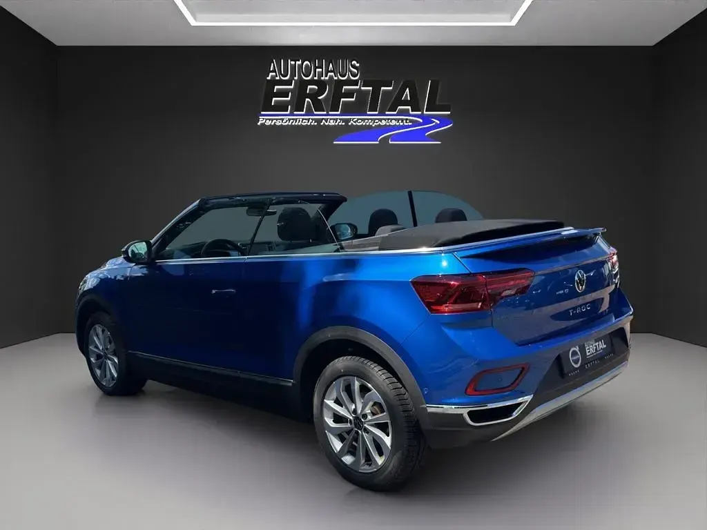 Gebraucht VW T-Roc Cabriolet Style 150 PS (110 kW) 2022 Blau Cabrio