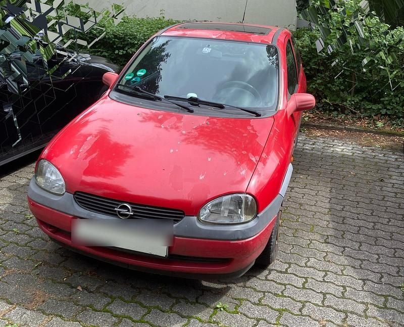 Rot Gebraucht 1998 Opel Corsa Eco Kleinwagen | 500 € (Guter Preis) - Bild 1/4