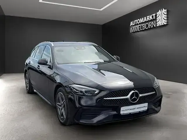 Gebraucht Mercedes C300e AMG 313 PS (230 kW) 2022 Schwarz/baltic black Kombi