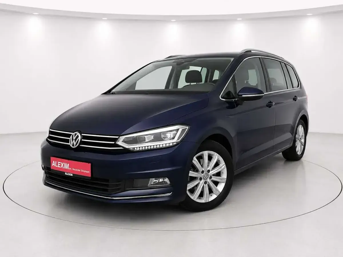 Gebraucht VW Touran Highline 150 PS (110 kW) 2017 Blau Van / Kleinbus