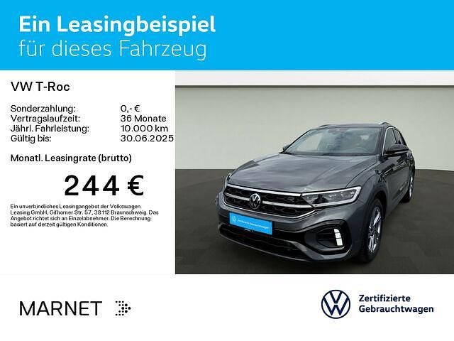 Gebraucht VW T-Roc R-line 150 PS (110 kW) 2024 Indiumgrau metallic/schwarz SUV