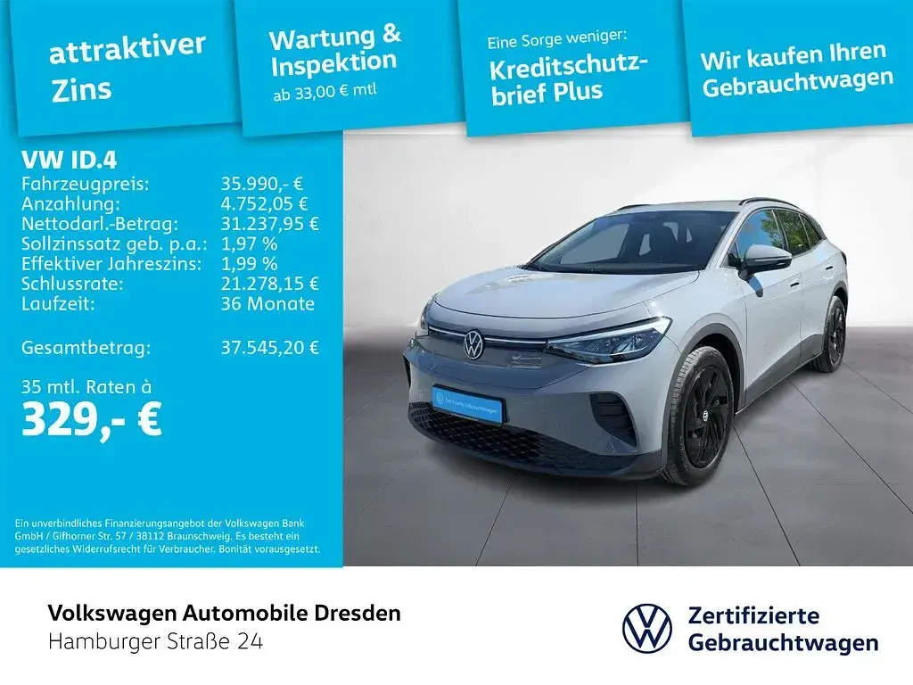 Gebraucht VW ID.4 Pro 210 kW (286 PS) 2024 Grau SUV