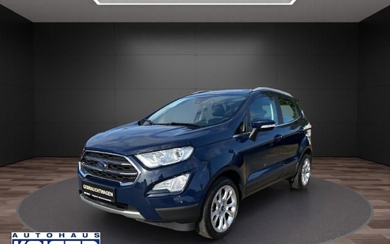 Blau Gebraucht 2020 Ford Ecosport Titanium SUV | 15.590 € (Fairer Preis) - Bild 1/4