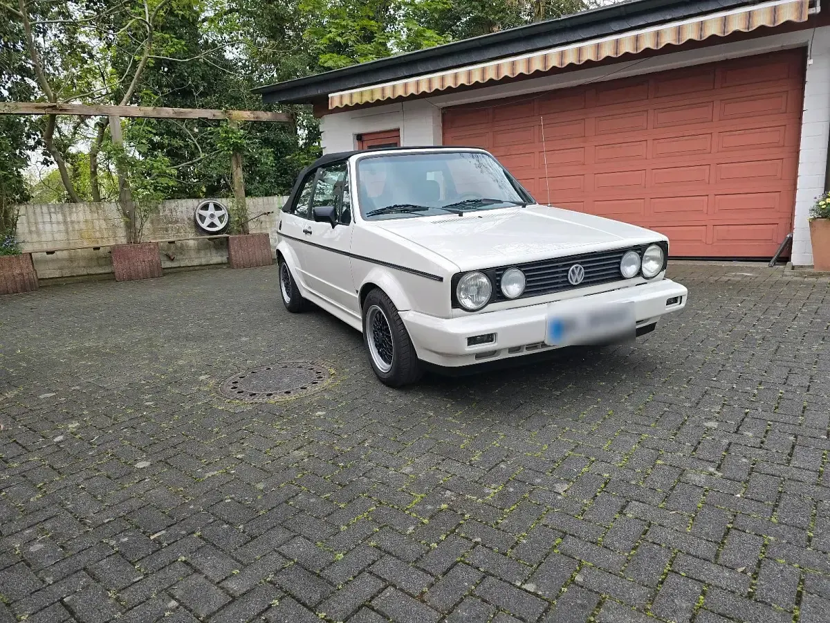 Gebraucht VW Golf Cabriolet 98 PS (72 kW) 1990 Weiß Cabrio