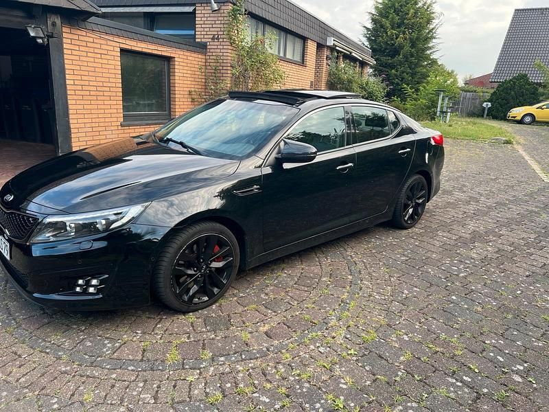 Schwarz Gebraucht 2014 Kia Optima Limousine | 9.200 € (Fairer Preis) - Bild 1/4