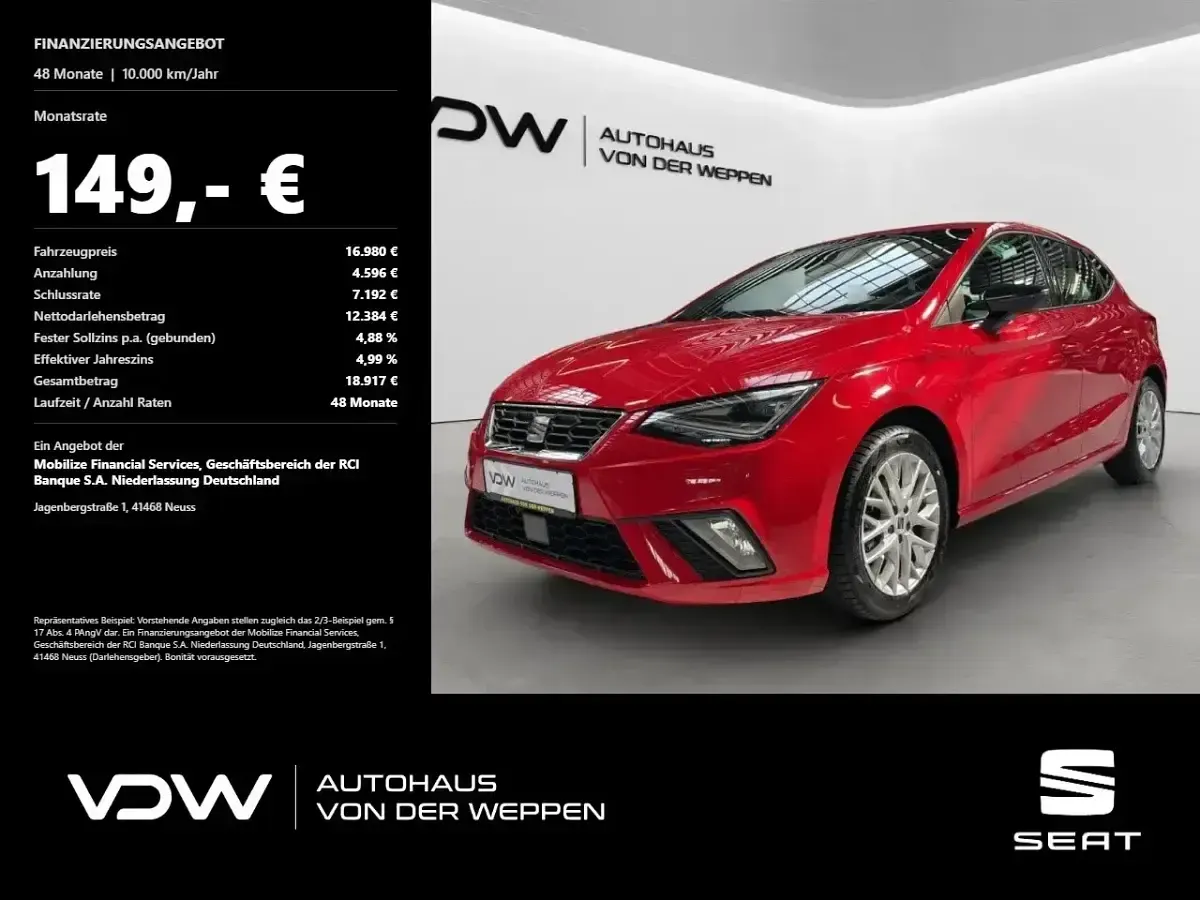 Gebraucht Seat Ibiza FR 116 PS (85 kW) 2024 Kleinwagen