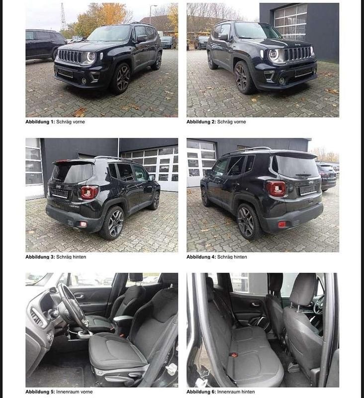 Gebraucht Jeep Renegade Limited 120 PS (88 kW) 2019 Schwarz SUV