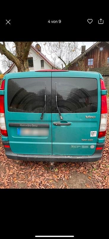 Andere farben Gebraucht 2007 Mercedes Vito Van / Kleinbus | 6.000 € (Etwas zu teuer) - Bild 1/4