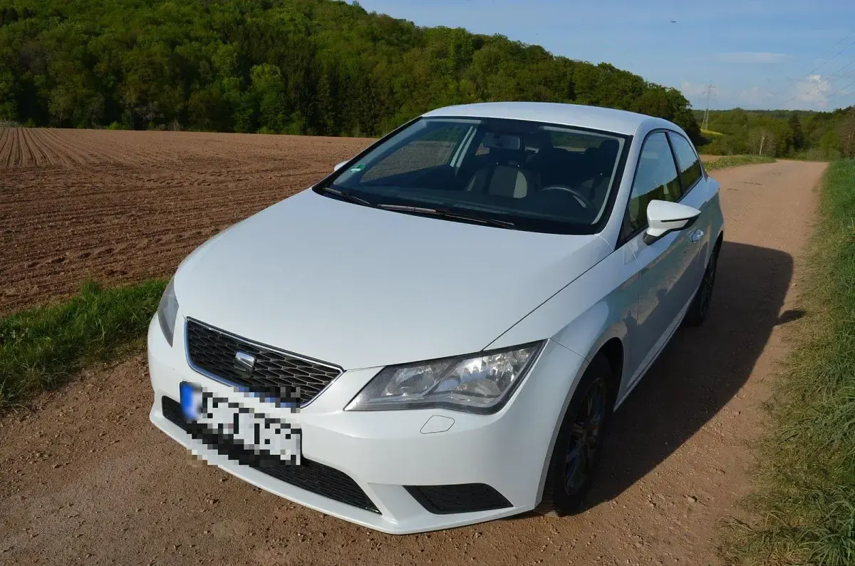 Brugt Seat Leon Reference 86 HK (63 kW) 2014 Hvid Coupe