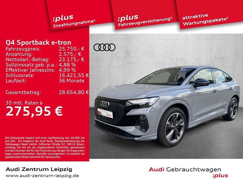 Kieselgrau Gebraucht 2022 Audi Q4 Sportback e-tron Ambiente SUV | 25.750 € (Fairer Preis) - Bild 1/3