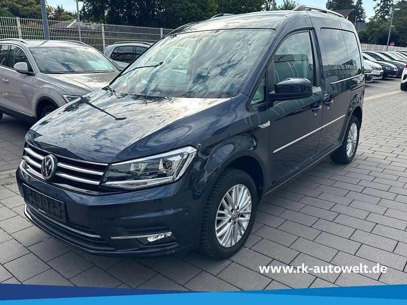 Blau Gebraucht 2019 VW Caddy Highline Van / Kleinbus | 24.450 € (Teuer) - Bild 1/4