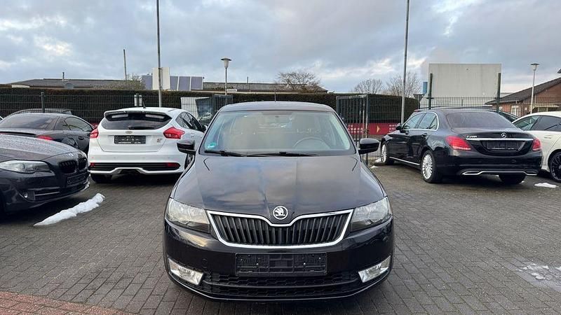 Gebraucht Skoda Rapid Ambition 90 PS (66 kW) 2014 Schwarz (cerna magic/black magic) Kleinwagen