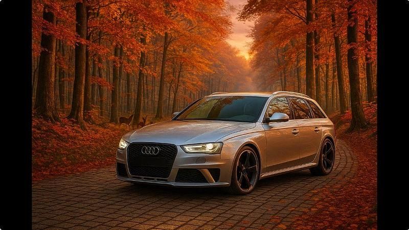 Silber Gebraucht 2014 Audi RS4 Exclusive Kombi | 45.000 € (Fairer Preis) - Bild 1/4