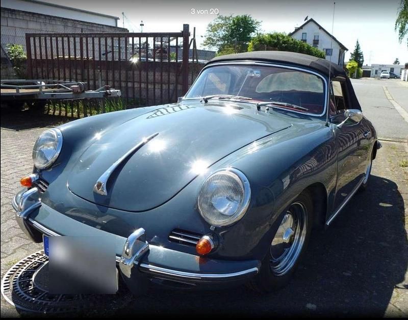 Grau Gebraucht 1962 Porsche 356 Cabrio | 122.500 € - Bild 1/4
