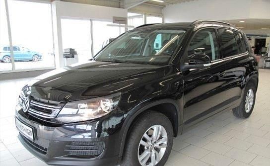 Schwarz Gebraucht 2012 VW Tiguan Trendline SUV | 6.950 € (Superpreis) - Bild 1/4