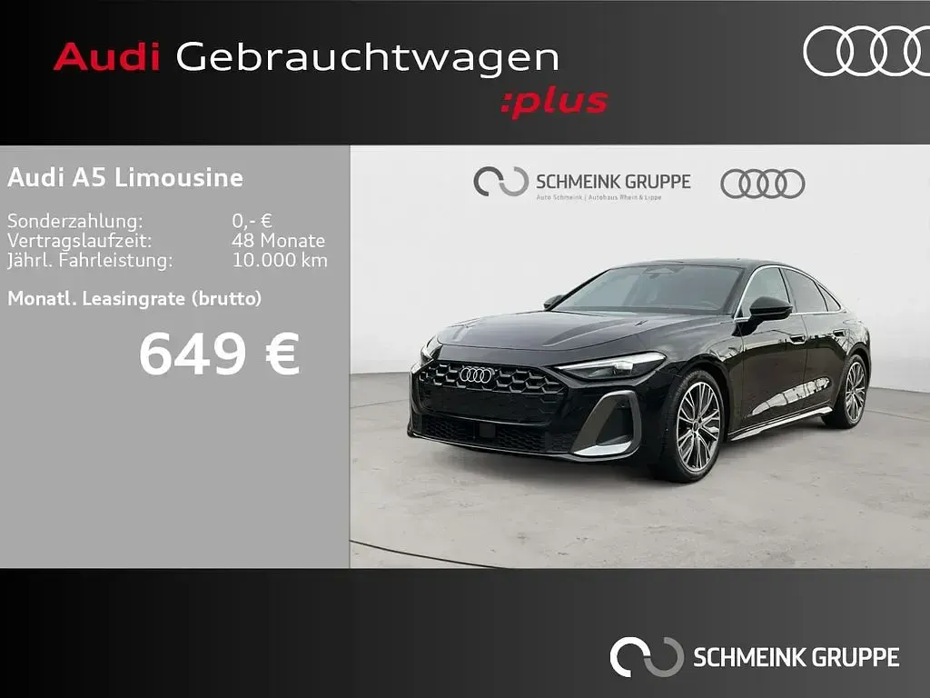 Second-hand Audi A5 S-Line 204 CP (150 kW) 2024 Negru Coupe