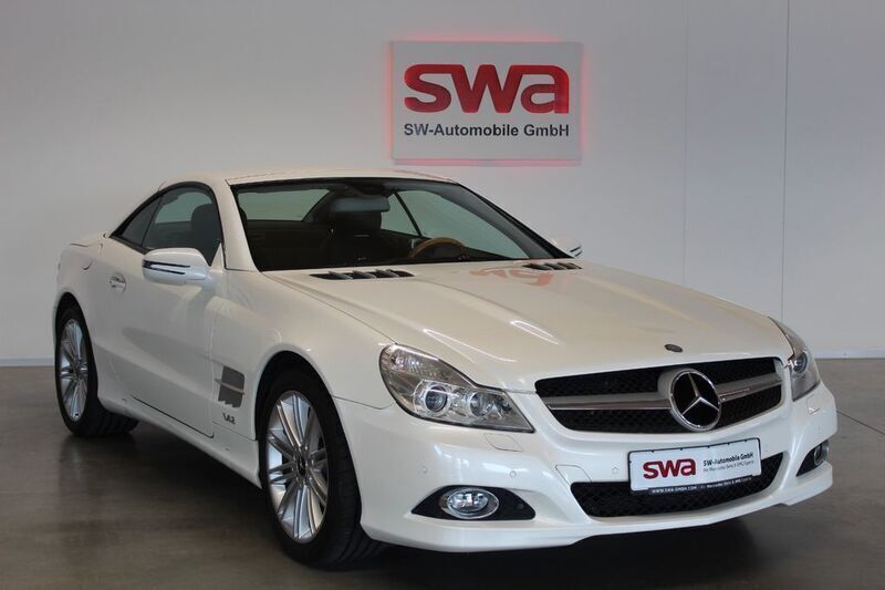 Gebraucht Mercedes SL600 517 PS (380 kW) 2011 Weiß Cabrio