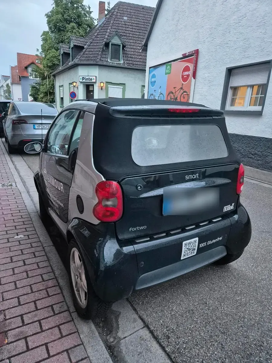 Usata Smart ForTwo Cabrio 61 CV (44 kW) 2003 Nero Cabrio