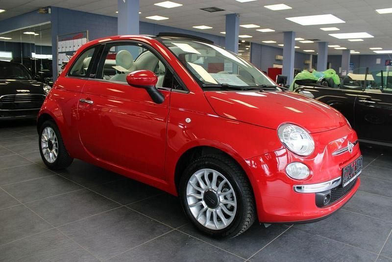 Rot Gebraucht 2013 Fiat 500C Lounge Cabrio | 6.980 € (Fairer Preis) - Bild 1/4