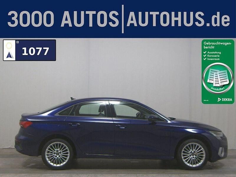 Blau Gebraucht 2022 Audi A3 Advanced Limousine | 22.980 € (Guter Preis) - Bild 1/4