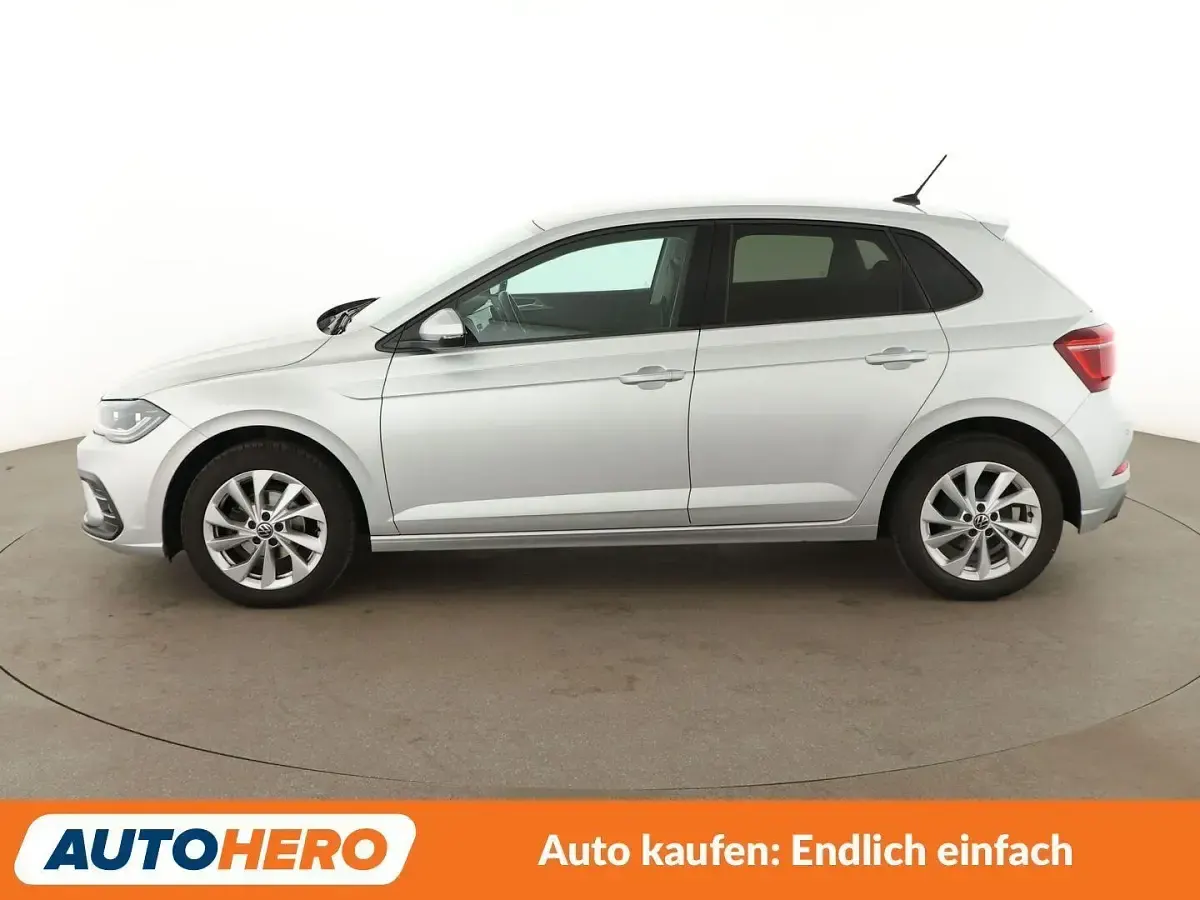 Gebraucht VW Polo Style 95 PS (69 kW) 2021 Silber Kleinwagen