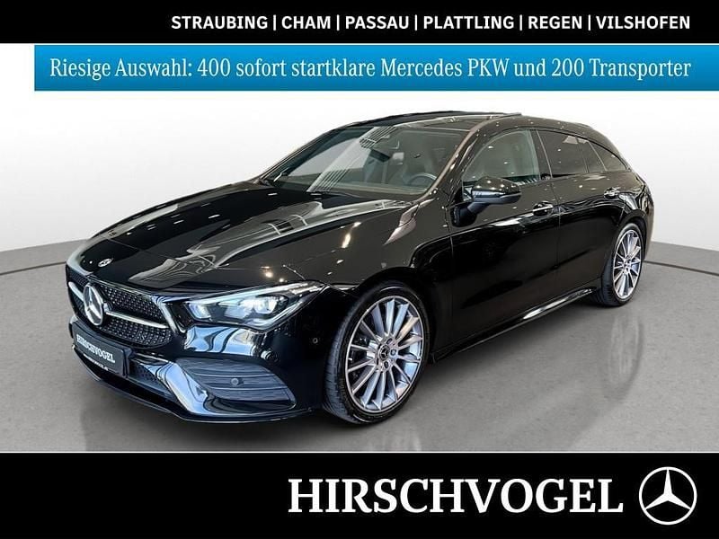 Metalliclack kosmosschwarz (metallic) Gebraucht 2020 Mercedes CLA200 Shooting Brake AMG line Kombi | 25.620 € (Guter Preis) - Bild 1/4