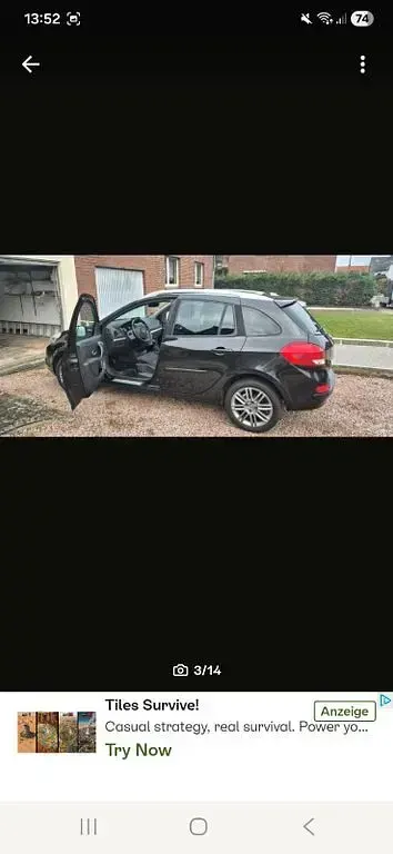 Używany Renault Clio II Dynamique 101 KM (74 kW) 2010 Czarny Sedan/Limuzyna