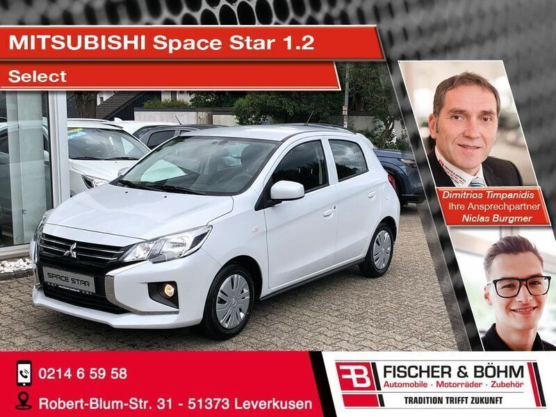 Weiß Gebraucht 2024 Mitsubishi Space Star Select Kleinwagen | 12.790 € (Fairer Preis) - Bild 1/4