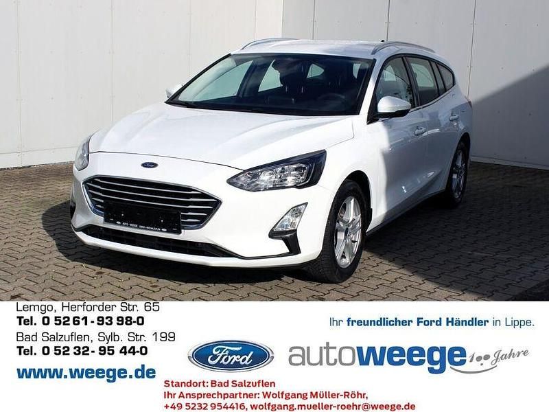 Weiß Gebraucht 2021 Ford Focus Cool & Connect Kombi | 16.990 € (Superpreis) - Bild 1/4