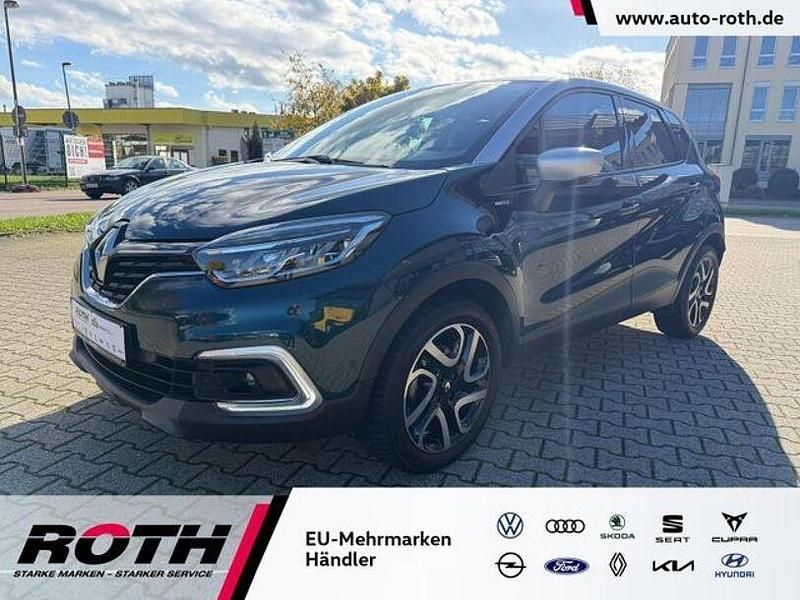 Blau rqq + grau d69 Gebraucht 2018 Renault Captur Bose Edition SUV | 15.990 € (Teuer) - Bild 1/4
