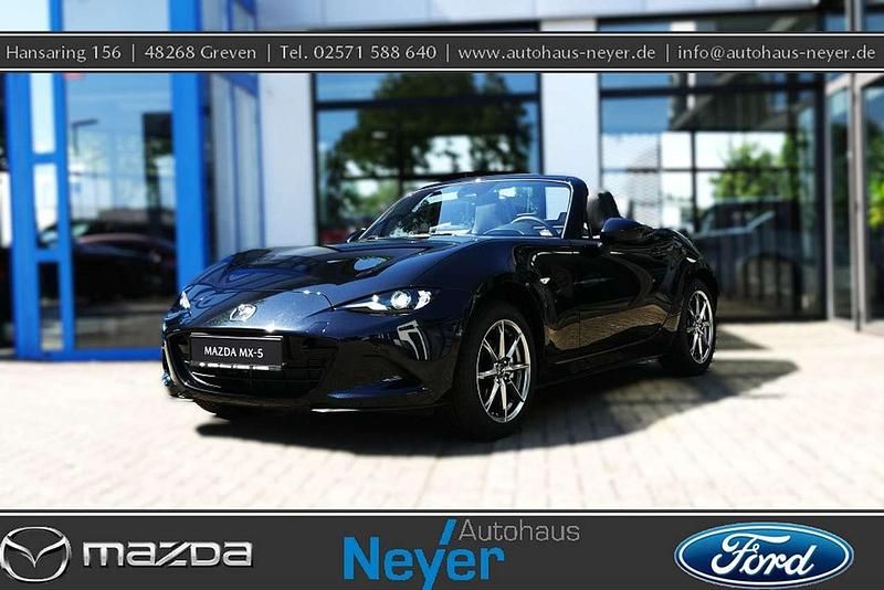 Jet black Neu 2025 Mazda MX5 Exclusive-Line Cabrio | 31.990 € (Fairer Preis) - Bild 1/4