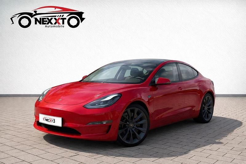 Gebraucht Tesla Model 3 Performance 377 kW (513 PS) 2021 Rot Limousine