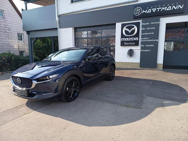 Blau Gebraucht 2023 Mazda CX-30 Homura-Line SUV | 23.250 € (Fairer Preis) - Bild 1/4