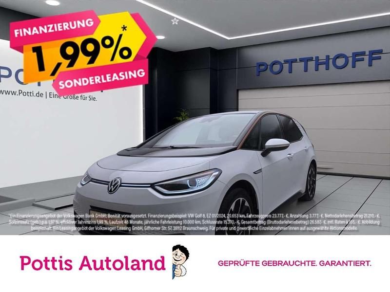 Weiss Gebraucht 2021 VW ID.3 Pro Performance Kleinwagen | 18.977 € (Fairer Preis) - Bild 1/4