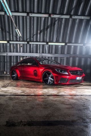 Gebraucht Mercedes CL500 435 PS (319 kW) 2010 Rot metallic Coupé